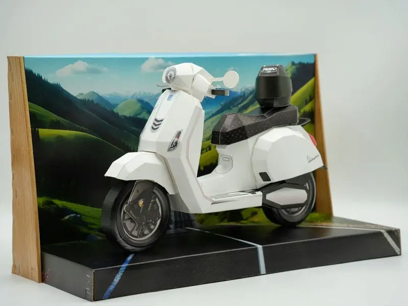 紙紮偉士牌機車